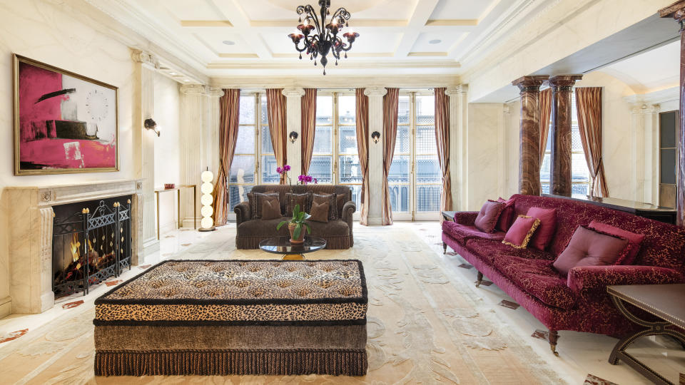 NYC Townhouse by Gianni Versace Living Room Side