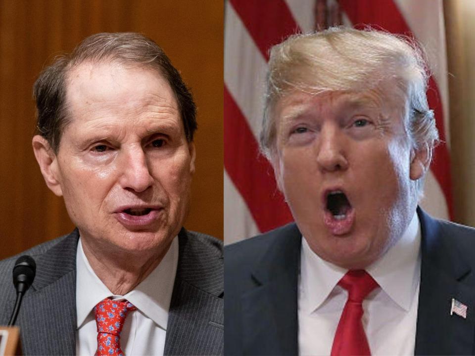 ron wyden donald trump