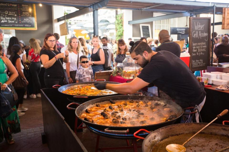 Food stalls at the Old Biscuit Mill, Cape Town (The Old Biscuit Mill)