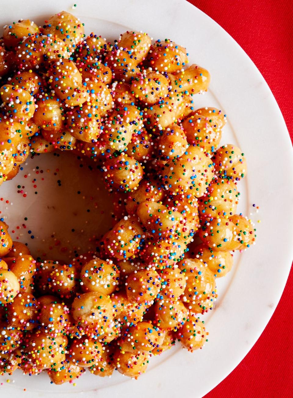 italian struffoli cookies