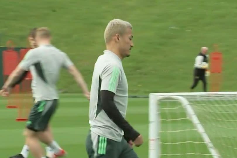 Daizen Maeda is back in full training at Celtic