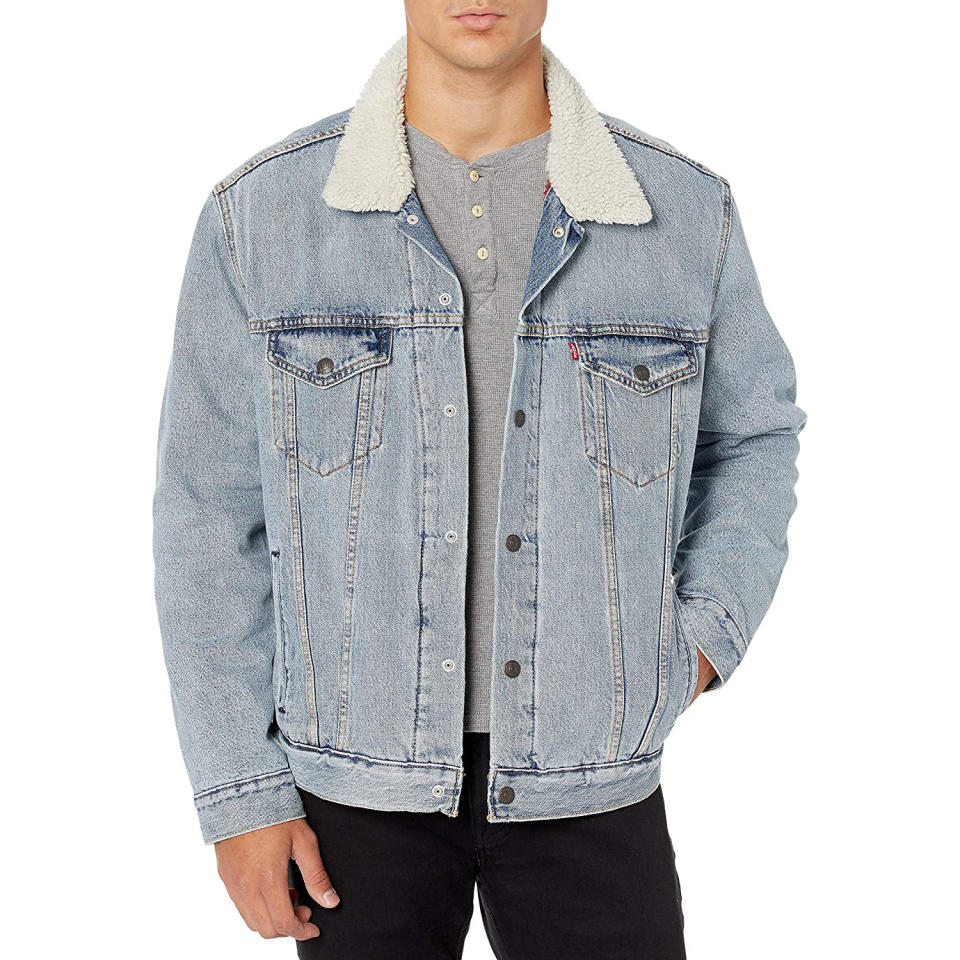 Levi’s Sherpa Lined Trucker Jacket; best shearling coats; best shearling jackets