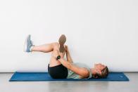 tight hamstrings post run stretch