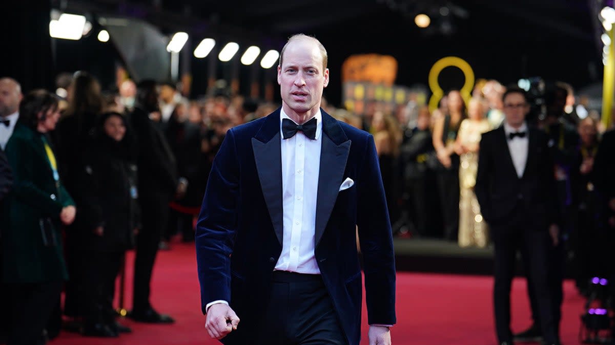 Prince William at the 2024 Baftas (Jordan Pettitt - WPA Pool/Getty Images)