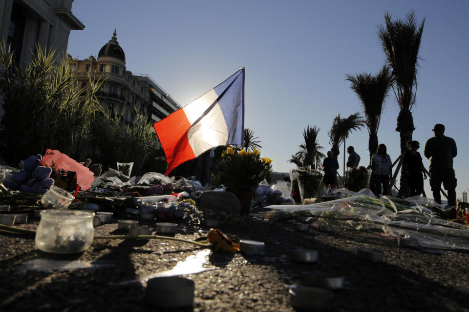 French flag stands tall