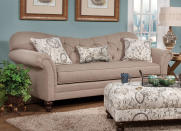 <body> <p>Designing an elegant living room on a budget is no easy feat, since formal-looking furniture can set you back thousands of dollars. <a rel="nofollow noopener" href=" http://www.shareasale.com/r.cfm?u=1106682&b=65867&m=11035&afftrack=&urllink=www%2Ewayfair%2Ecom%2FSerta%2DUpholstery%2DSofa%2Din%2DAbington%2DSafari%2DTHRE3537%2DTHRE3537%2Ehtml%20" target="_blank" data-ylk="slk:The Rathbone Sofa by Three Posts;elm:context_link;itc:0;sec:content-canvas" class="link ">The Rathbone Sofa by Three Posts</a> provides a cost-effective solution. With a tufted back and roll arms, the uniquely-shaped sofa brings style to any sitting room. Play up the vintage aesthetic with neutral toss pillows (included with purchase), or modernize the couch with a brightly-colored throw or rug. The comfortable seat cushion is removable and reversible, which means it's easy to keep your couch looking clean and like-new for years to come. <em>Available at <a rel="nofollow noopener" href=" http://www.shareasale.com/r.cfm?u=1106682&b=65867&m=11035&afftrack=&urllink=www%2Ewayfair%2Ecom%2FSerta%2DUpholstery%2DSofa%2Din%2DAbington%2DSafari%2DTHRE3537%2DTHRE3537%2Ehtml%20" target="_blank" data-ylk="slk:Wayfair;elm:context_link;itc:0;sec:content-canvas" class="link ">Wayfair</a>; $579.99. </em> </p> <p><strong>Related: <a rel="nofollow noopener" href=" http://www.bobvila.com/slideshow/the-15-best-cheap-furniture-makeovers-we-ve-ever-seen-49873?#.V7YF7JMrKRs?bv=yahoo" target="_blank" data-ylk="slk:15 Best Furniture Makeovers We've Ever Seen;elm:context_link;itc:0;sec:content-canvas" class="link ">15 Best Furniture Makeovers We've Ever Seen</a> </strong> </p> </body>