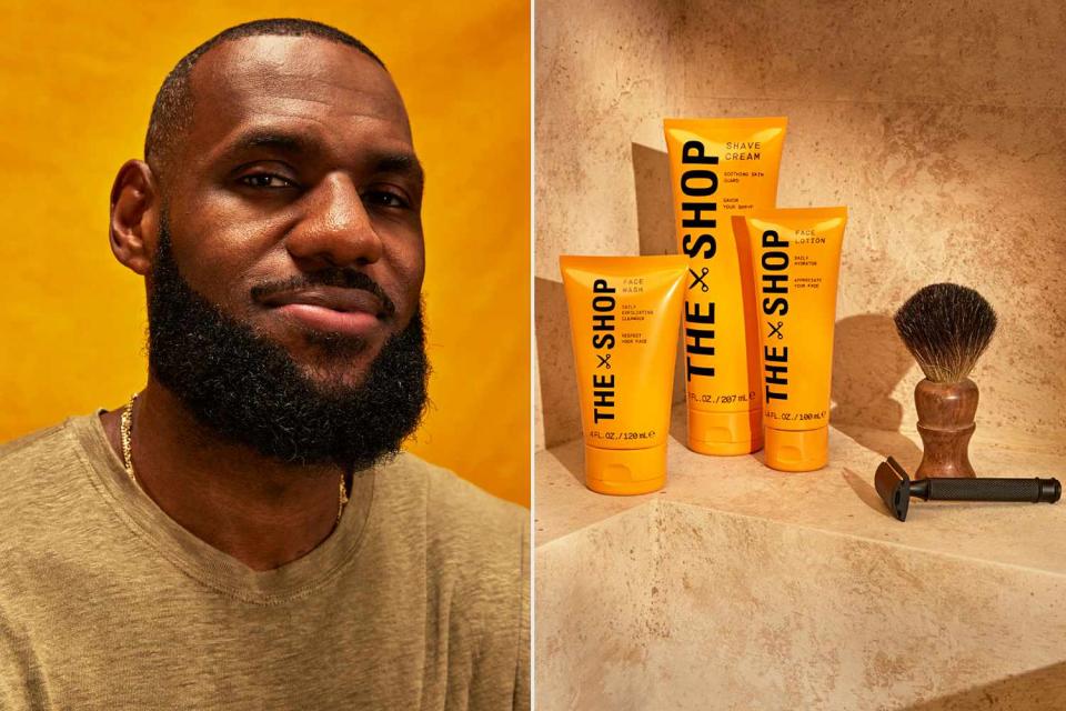 <p>The Shop</p> LeBron James launches The Shop Men