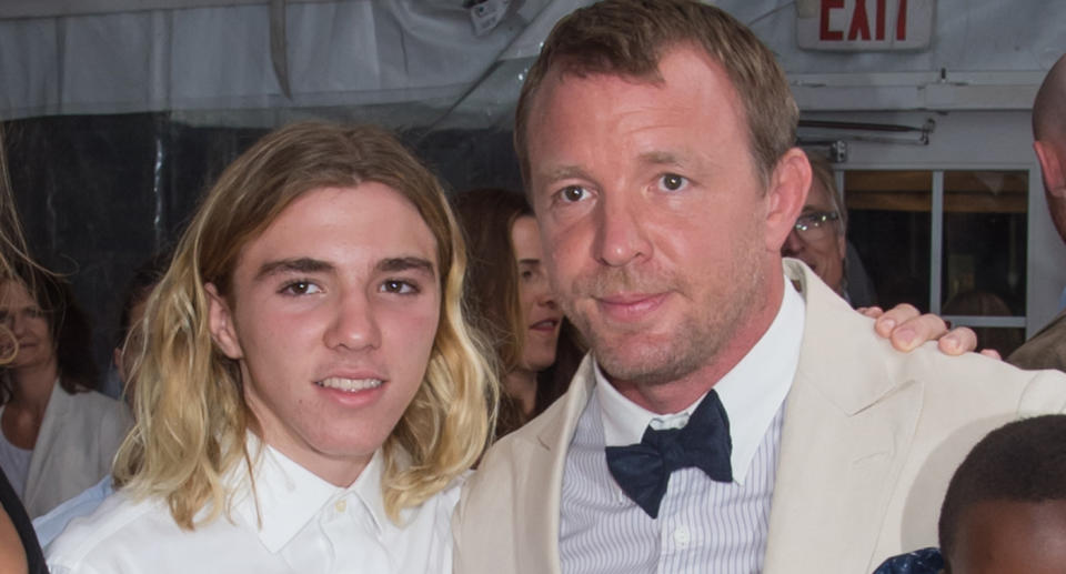 Madonna and Guy Ritchie's son Rocco. (Getty Images)