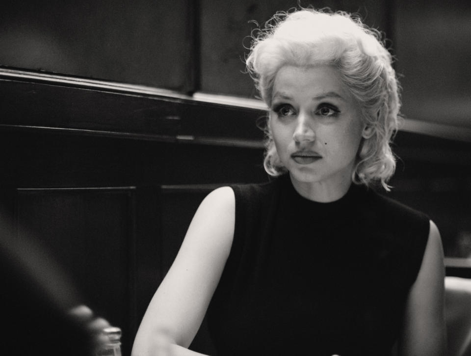 Blonde. Ana de Armas as Marilyn Monroe. (Netflix)