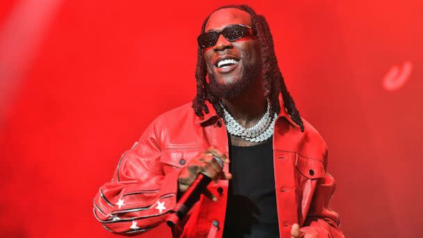 PHOTO: Recording artist Burna Boy performs in concert during the final stop of his 'Love, Damini Summer 2022' tour at State Farm Arena on July 31, 2022 in Atlanta. (Paras Griffin/Getty Images)