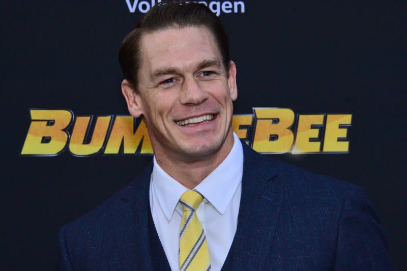 John Cena attends the premiere of "Bumblebee" at the TCL Chinese Theatre in the Hollywood section of Los Angeles in 2018. File Photo by Jim Ruymen/UPI