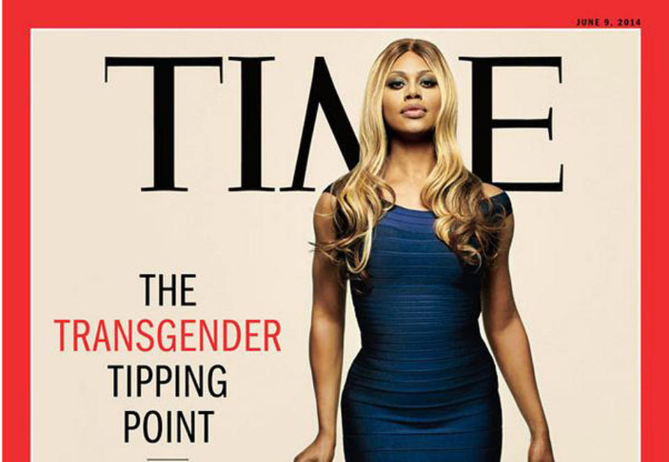 As the first transgendered person on the cover of Time, Laverne Cox became the face of a new way to define gender. "This is for my trans siblings out there and for anyone who has ever been told that who you know yourself to be at your core is not legitimate," she wrote on Facebook.