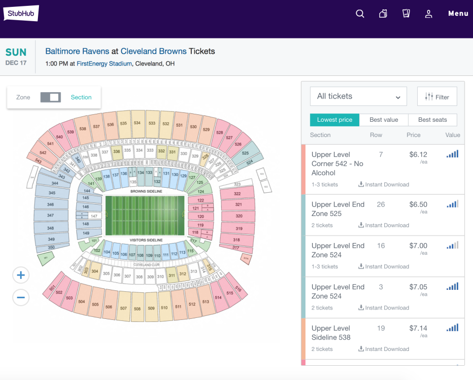 (Via Stubhub.com)