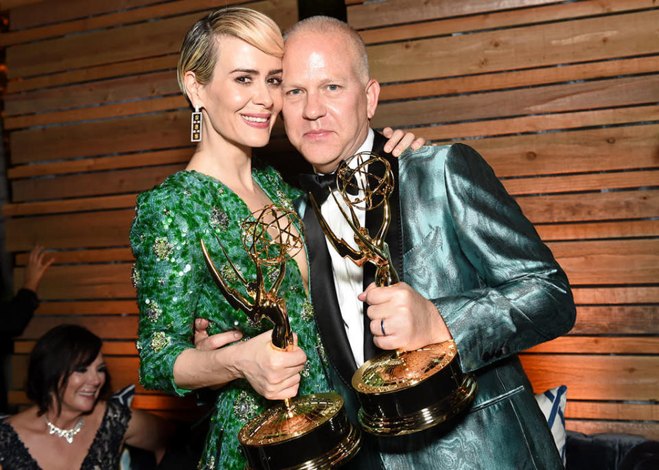 Sarah Paulson and Ryan Murphy