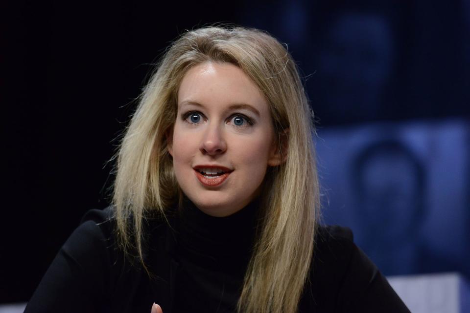 PHILADELPHIA, PA - OCTOBER 05:  Elizabeth Holmes, Founder & CEO of Theranos speaks at Forbes Under 30 Summit at Pennsylvania Convention Center on October 5, 2015 in Philadelphia, Pennsylvania.  (Photo by Lisa Lake/Getty Images) ORG XMIT: 582541605 [Via MerlinFTP Drop]