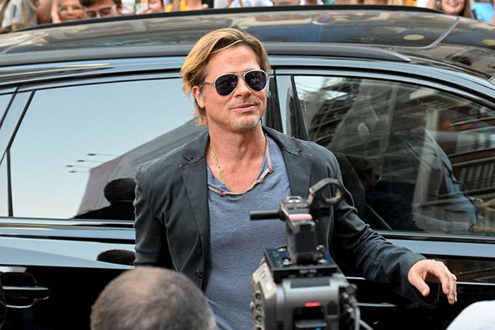 Brad Pitt en el estreno de 'Bullet Train' en París