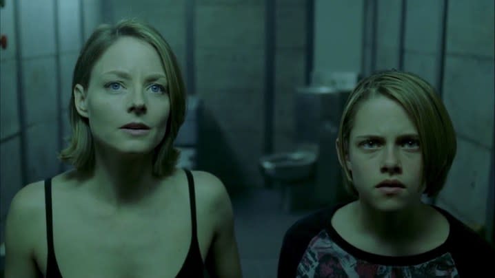 Jodie Foster and Kristen Stewart in Panic Room.