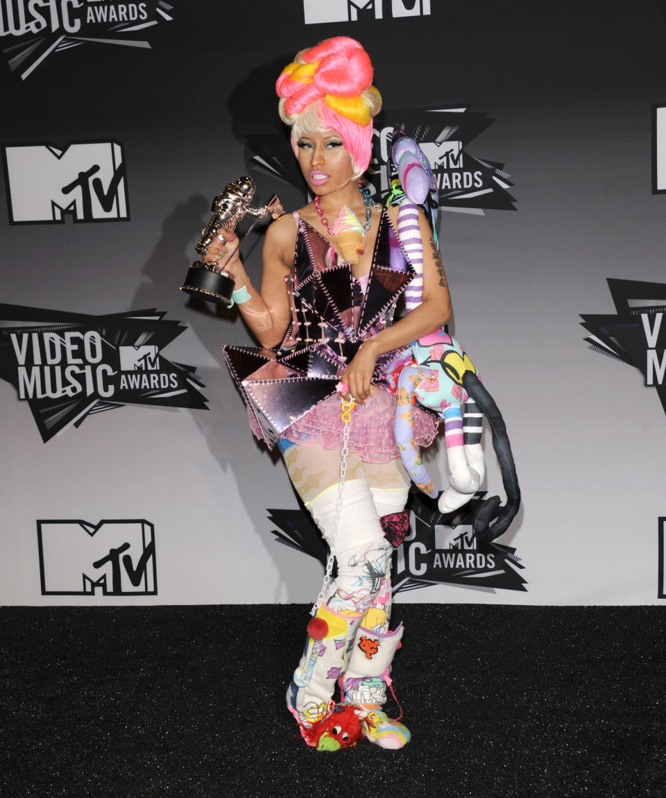 Nicki Minaj attends The 2011 MTV Video Music Awards held at Nokia Live in Los Angeles, California on August 28,2011 © 2011 Debbie VanStory / iPhotoLive.com Newscom/(Mega Agency TagID: iphotos291232.jpg) [Photo via Mega Agency]