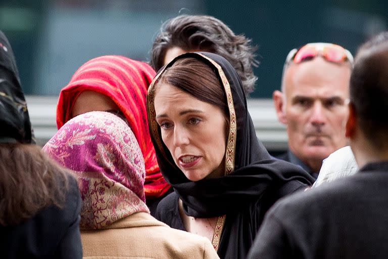 En Christchurch, Ardern se reunió ayer con los miembros de la comunidad musulmana, blanco del atentado supremacista