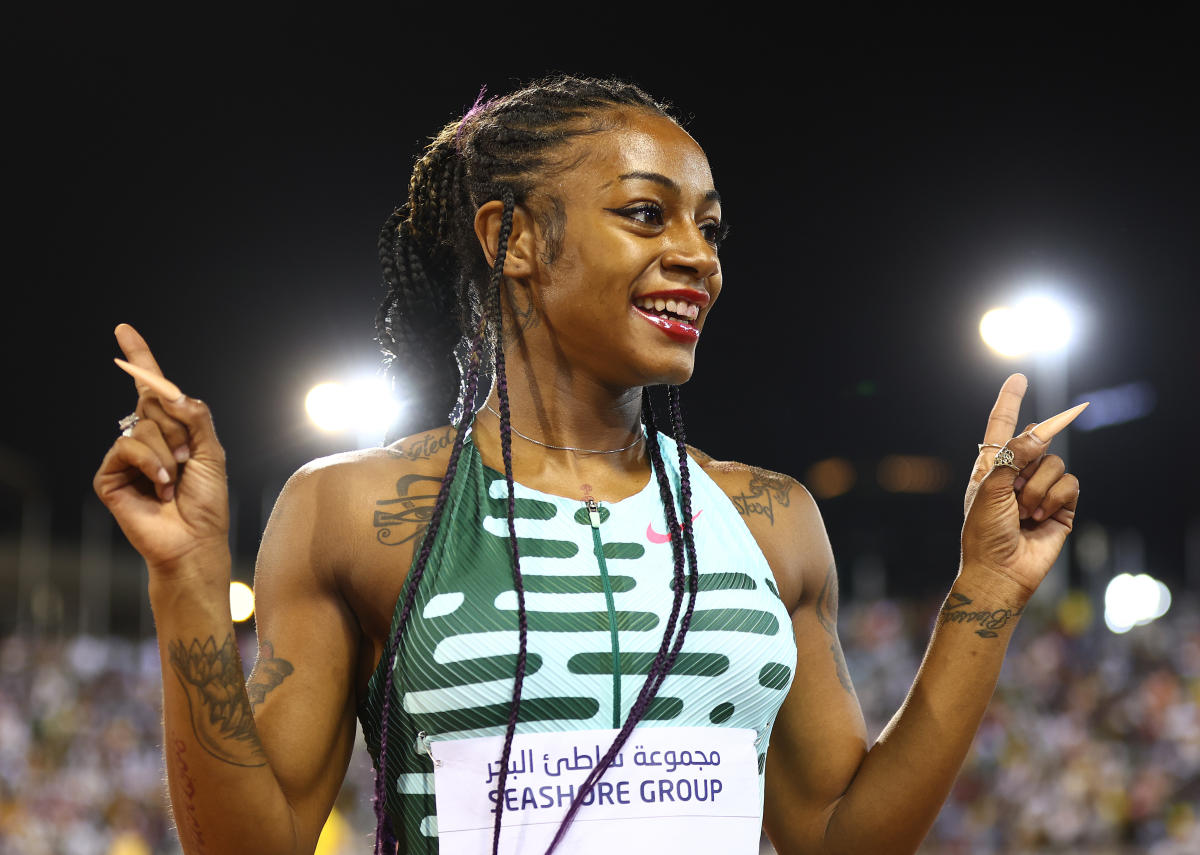 Sha'Carri Richardson's toned down look at record-setting outing could help  explain how she found 'peace back on the track' - Yahoo Sports