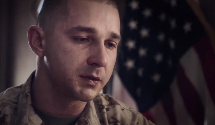 Shia LaBeouf manages a paltry box office haul for Man Down - Credit: Signature Entertainment