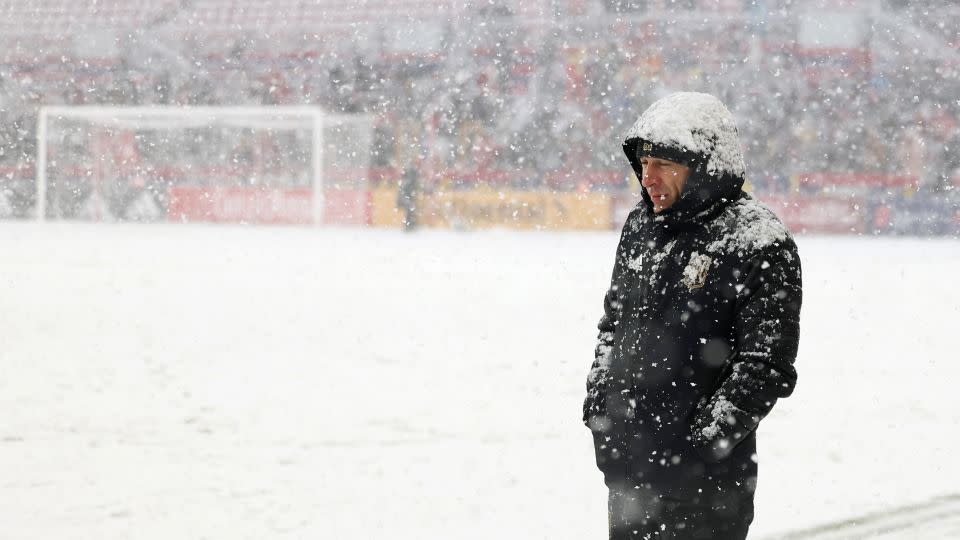 LAFC head coach Steve Cherundolo watches on from the touchline. - Rob Gray/USA Today Sports/Reuters