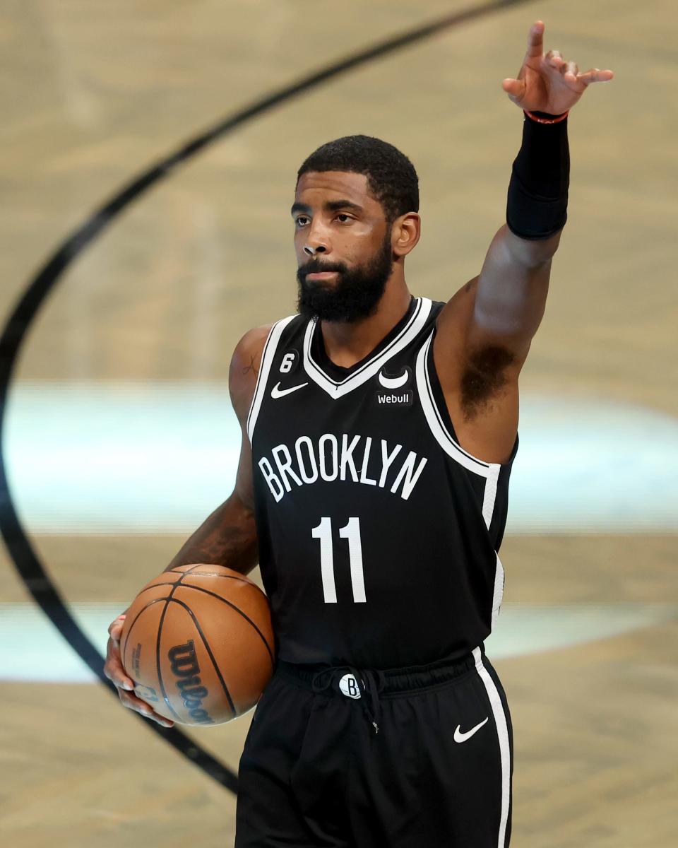 Brooklyn Nets owner Joe Tsai said Friday he is disappointed that Kyrie Irving appears to support a film “based on a book full of antisemitic disinformation.”