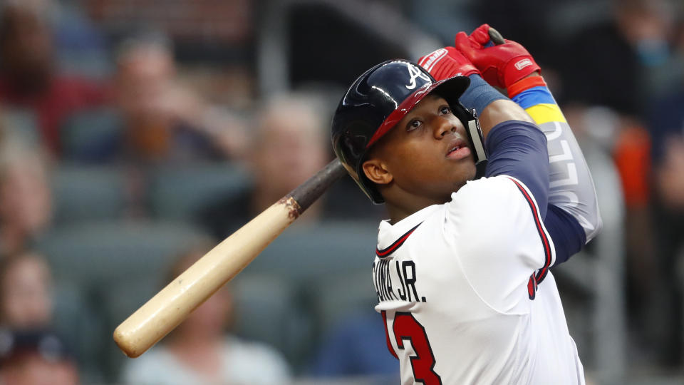 Braves rookie Ronald Acuña Jr. has electrified the fans in Atlanta in less than two weeks. (AP)