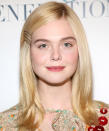 <p>Along with butterfly clips, bobby pins are just one of the many accessories you probably used to adorn your hair. Channel one of your middle school yearbook photos with a chic "adult take" on the look like Elle Fanning's exposed bobby pin style. </p>