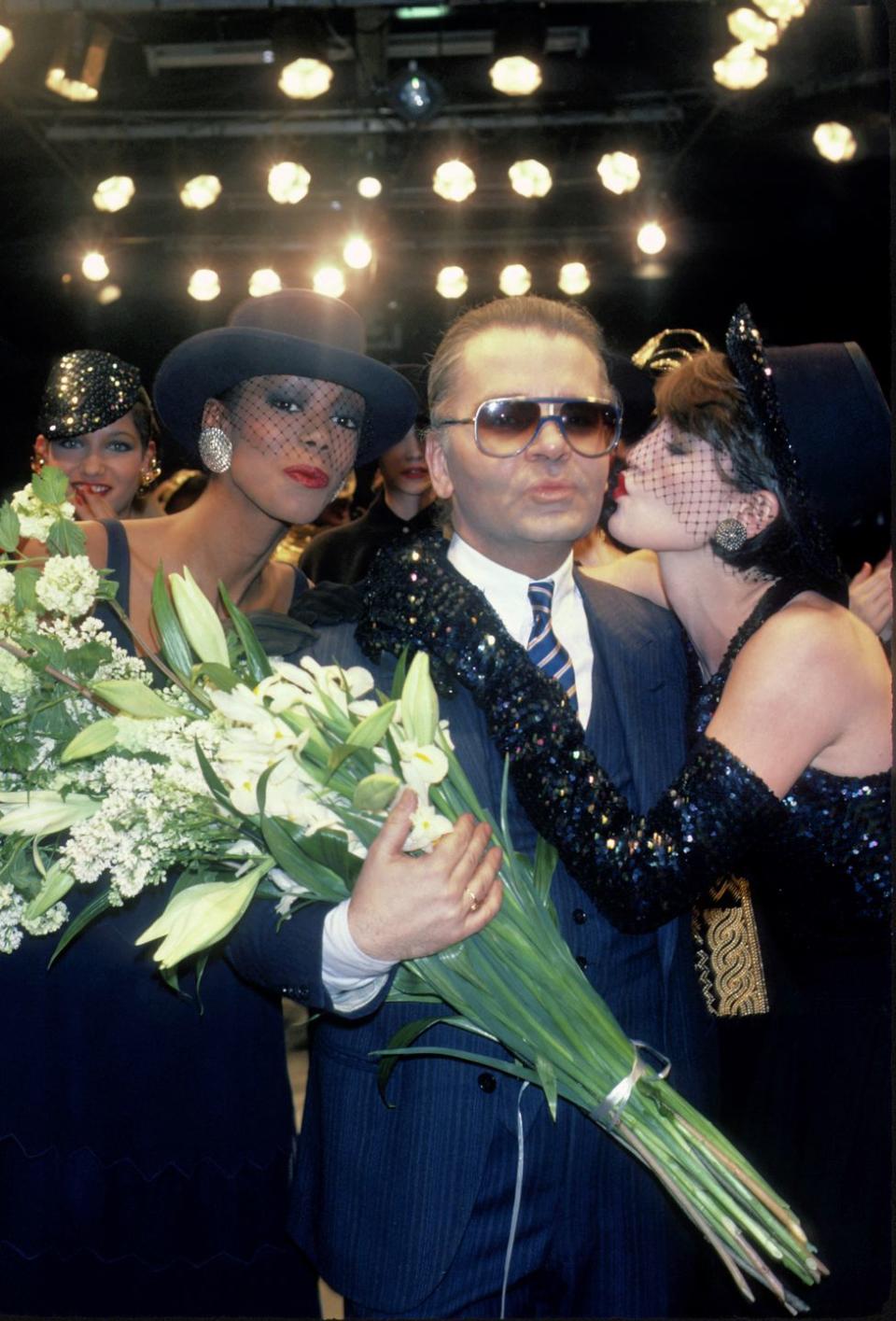 1984: Lagerfeld Launches His Eponymous Label.