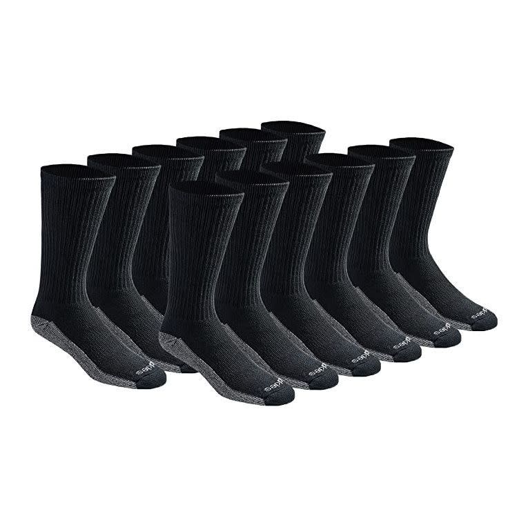 Dri-Tech Moisture Control Crew Socks, 12 Pack