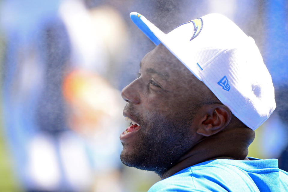 Russell Okung is ready to get back in action after suffering a pulmonary embolism in June. (Jake Roth-USA TODAY Sports)