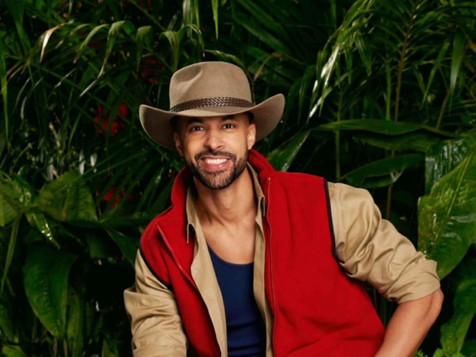 Marvin Humes on ‘I’m a Celebrity’ (ITV)