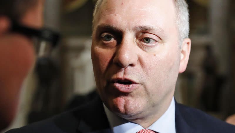 Rep. Steve Scalise (R-La.) announced that he is pulling out of the race to be House Speaker during a Republican Conference meeting on Thursday