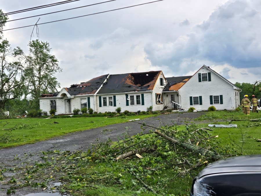 Smithville storm damage (Courtesy: Megan Moore)