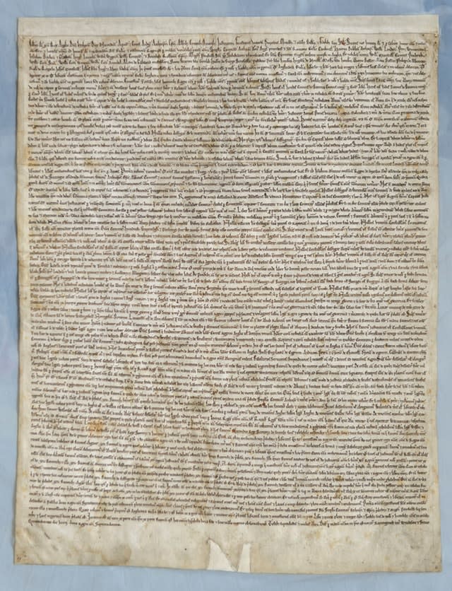 Attempted theft of Magna Carta