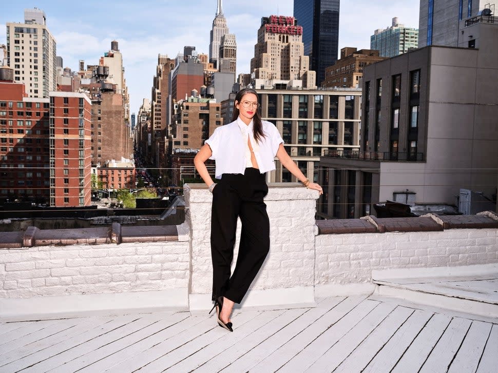 Jenna Lyons poses for her The Real Housewives of New York City season 14 cast portrait