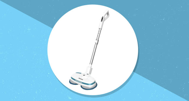Get this cordless electric mop that polishes and scrubs at the