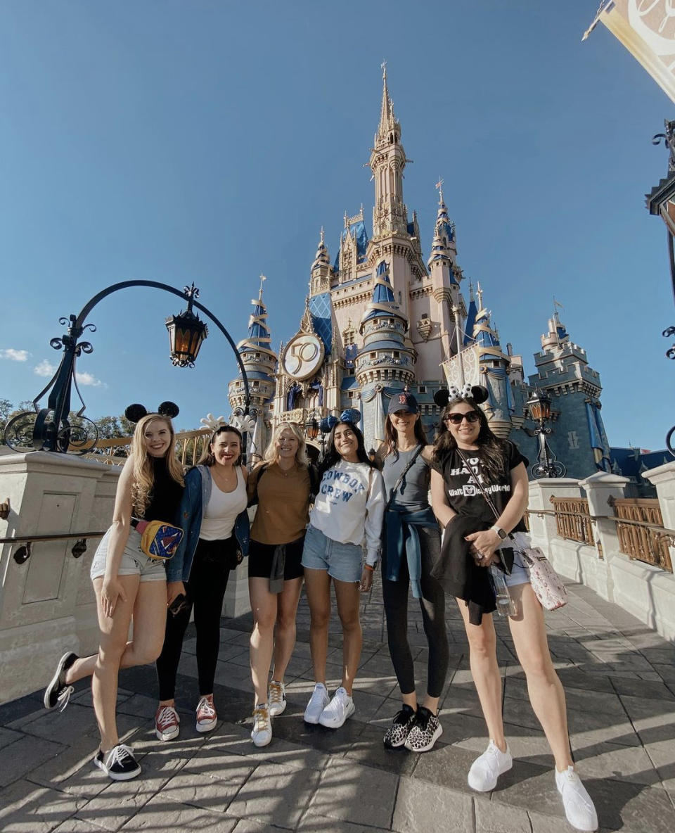 Kait Killebrew with her tour group on a Disney VIP tour. (Photo: Kait Killebrew)