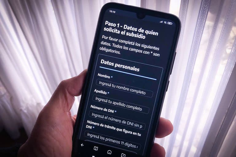 El formulario de inscripción a la segmentación de tarifas puede realizarse también mediante la app Mi Argentina, en la sección "mis trámites"