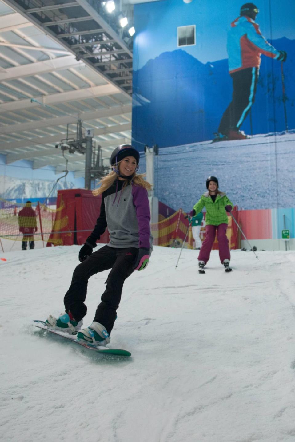 I is for Indoor Skiing and Snowboarding