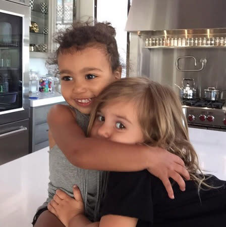North and Penelope are also always there when the other needs a hug. "These love bugs!” Kim wrote beside the snap.