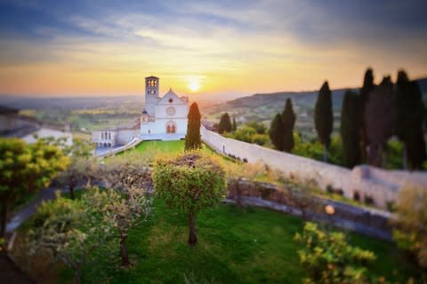 Assisi, Umbria - Credit: getty