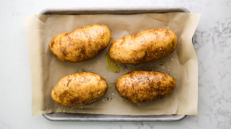 olive oil seasoned potatoes
