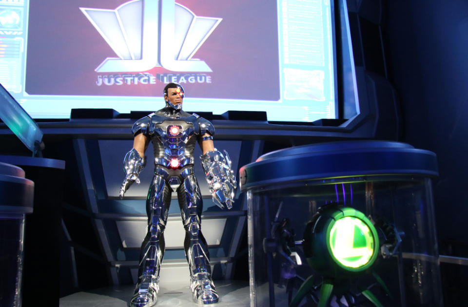 'Justice League: Battle for Metropolis' Inside the Epic Grand Opening of Six Flags's Super Ride