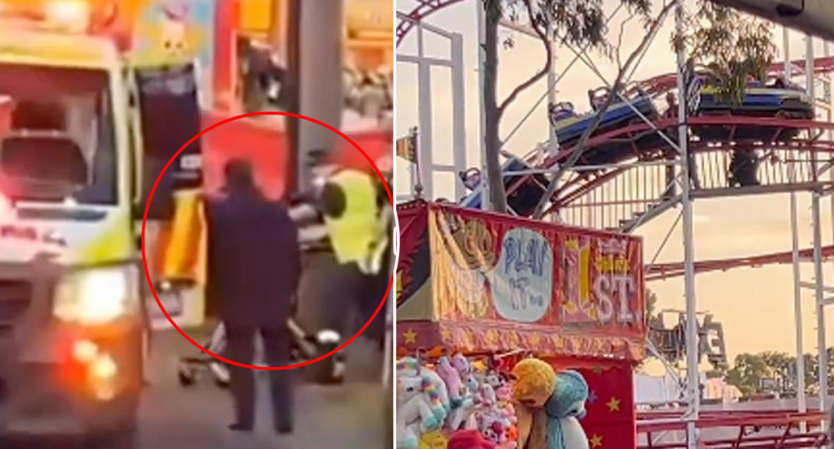 Woman struck by roller coaster at Melbourne Royal Show fights for life