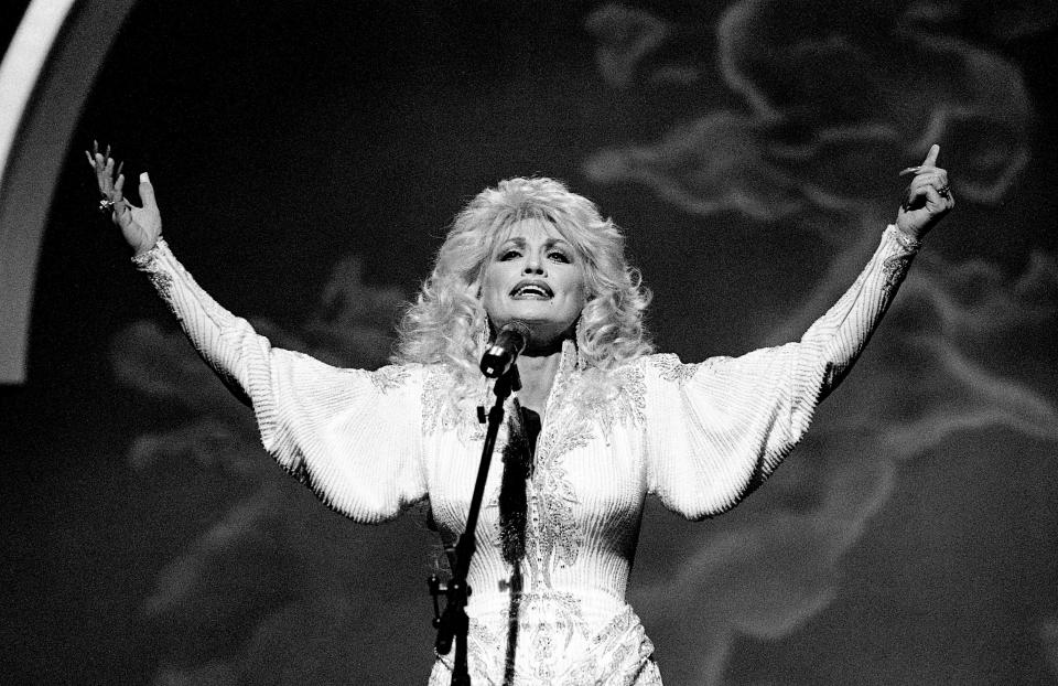 Dolly Parton grew up with music. "My mother's people were musical, mostly gospel, but my mother and all of her people play some musical instruments, and some of my daddy's people."