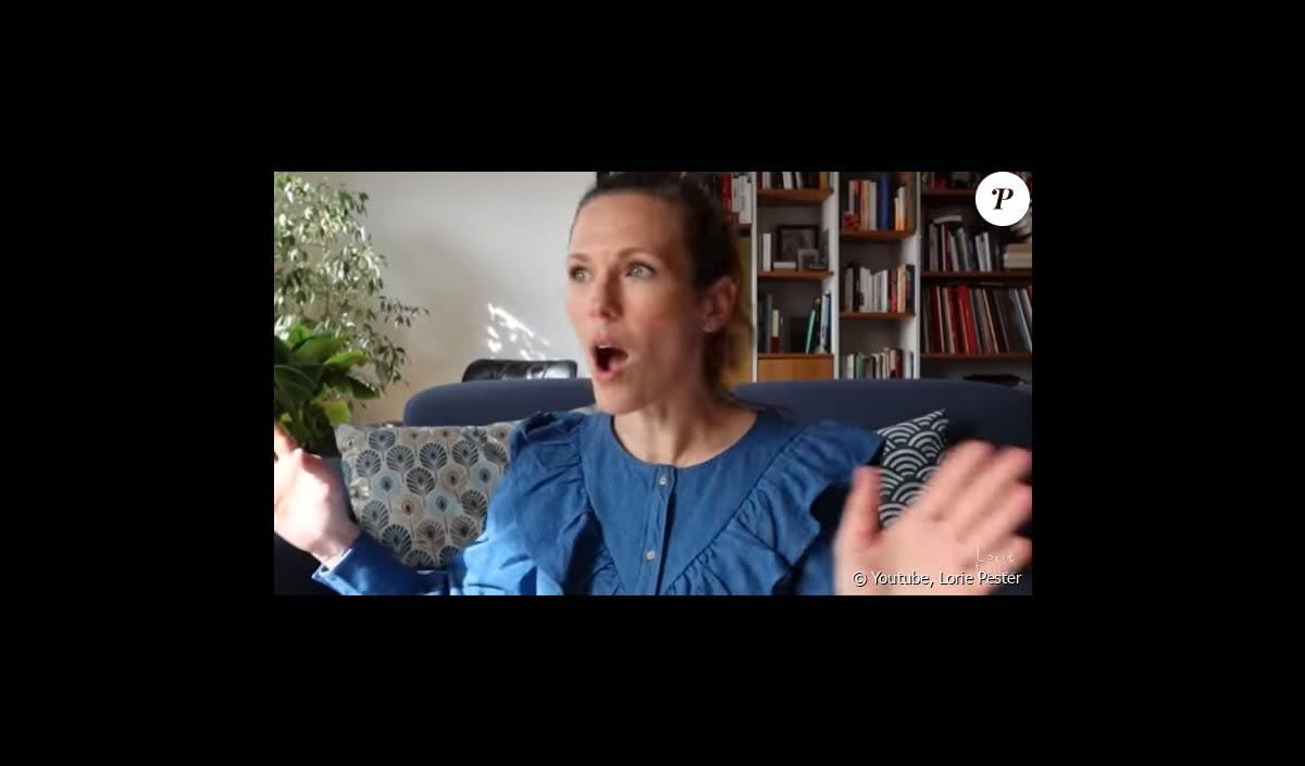 Lorie Pester sur Youtube. Le 1er avril 2023. - Youtube, Lorie Pester