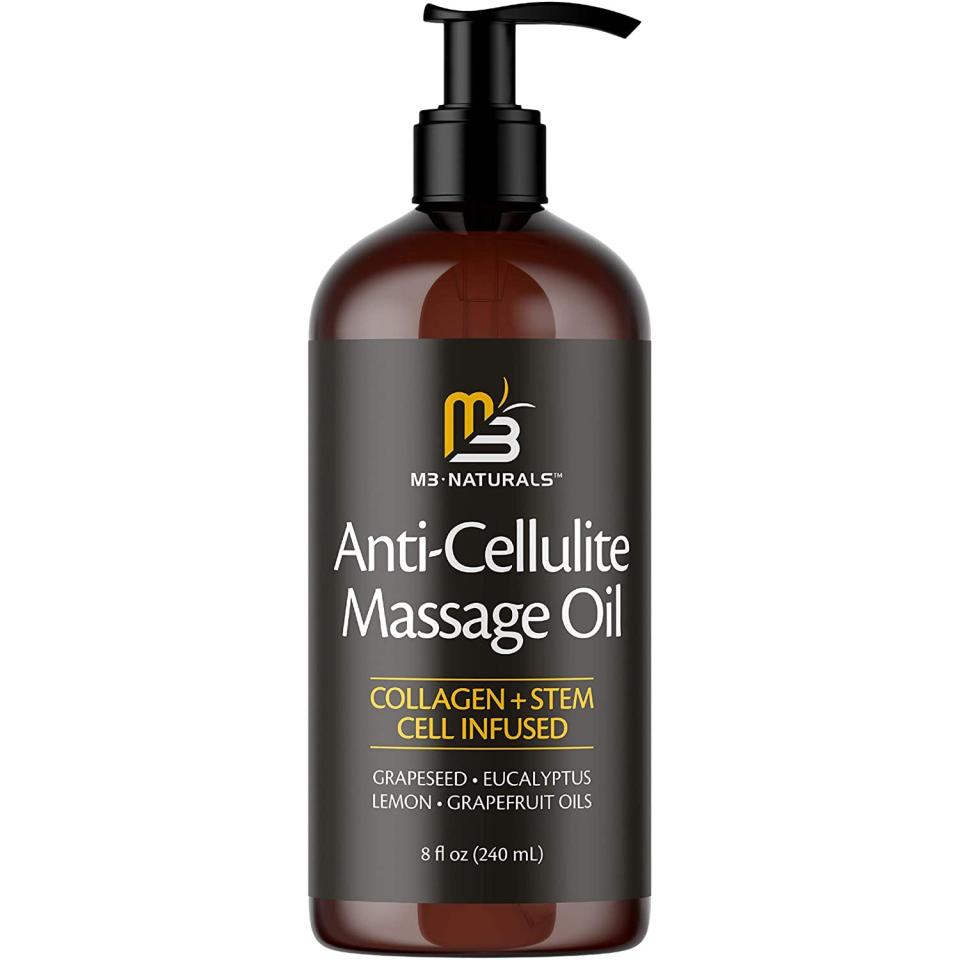 M3 Naturals Anti Cellulite Massage Oil Infused with Collagen and Stem Cell