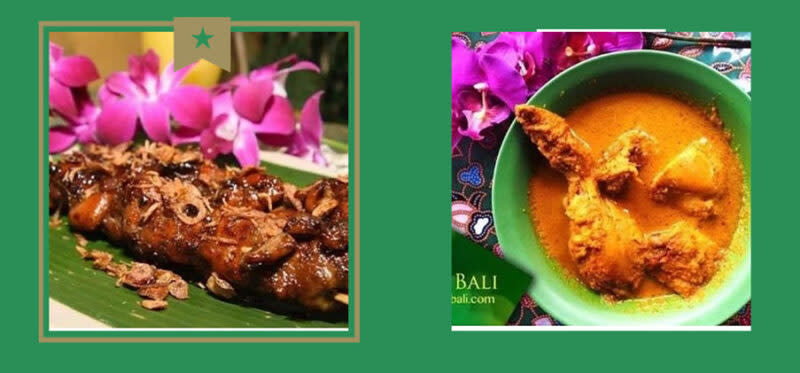 cumi bali indonesian restaurant - menu dishes